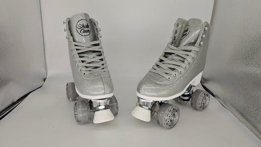 BEGINNER/ STARTER SKATES/ GLITTER SILVER