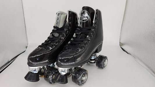 BEGINNER/ STARTER SKATES/ GLITTER BLACK