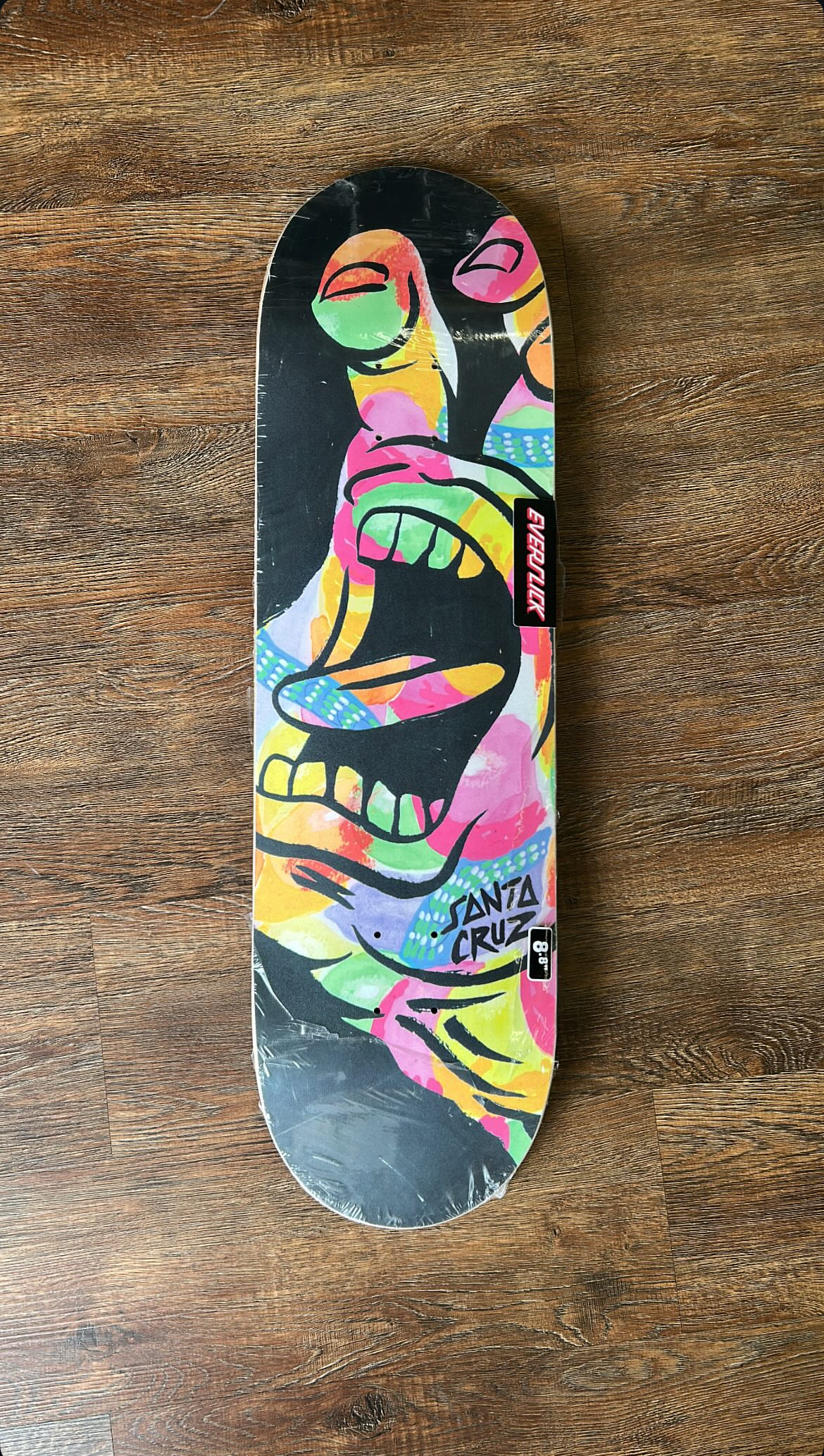 Santa Cruz Hand Pseudo Everslick Skateboard Deck