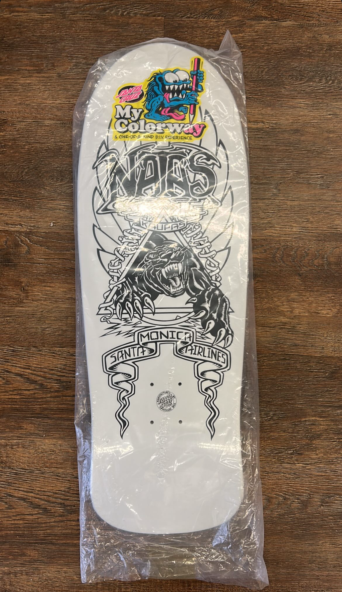 Santa Cruz Natas Panther 2 "My Colorway" Reissue skateboard deck