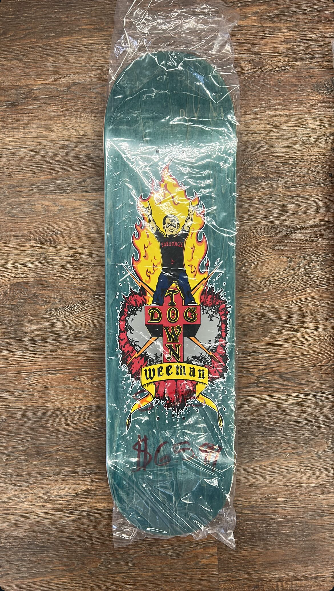 Dogtown Wee Man "Sabotage" skateboard deck