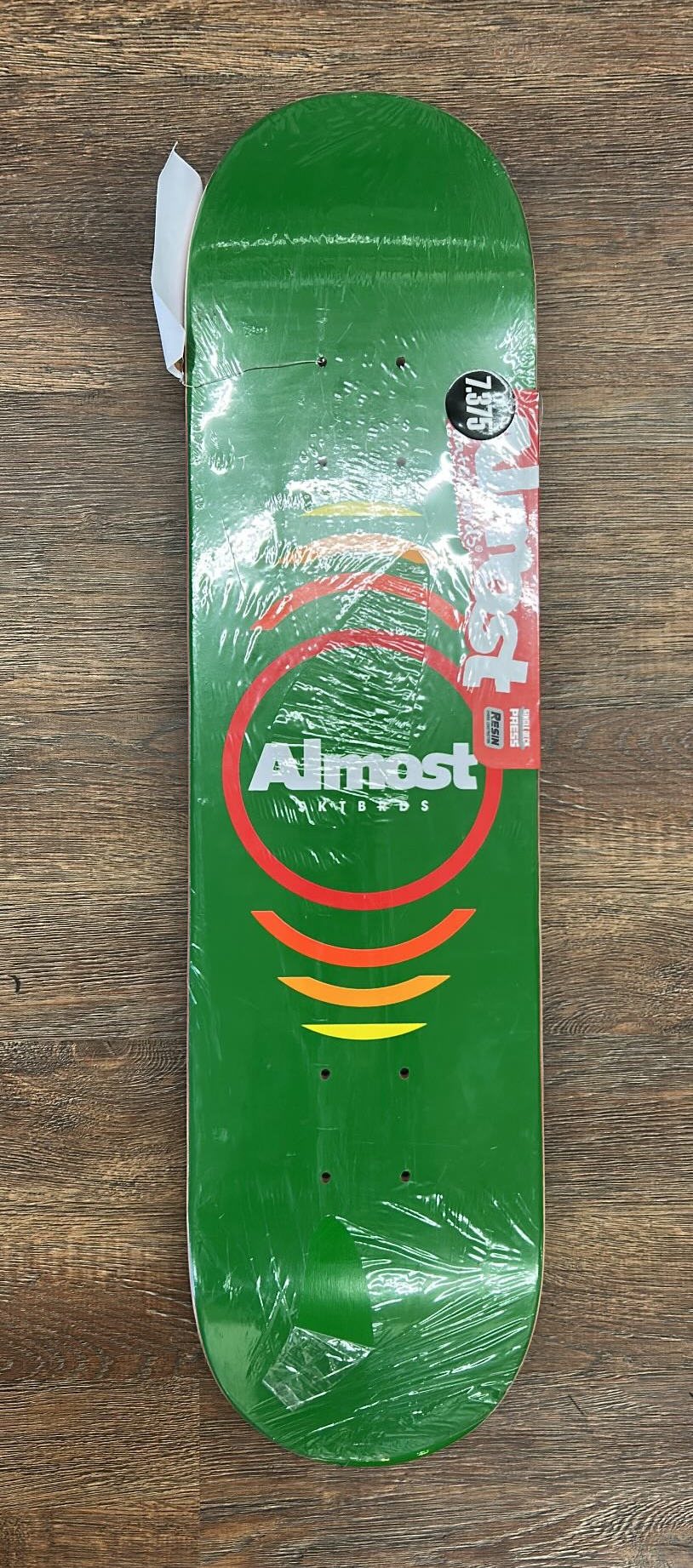 Almost Reflex Hybrid Green 7.37" Skateboard Deck