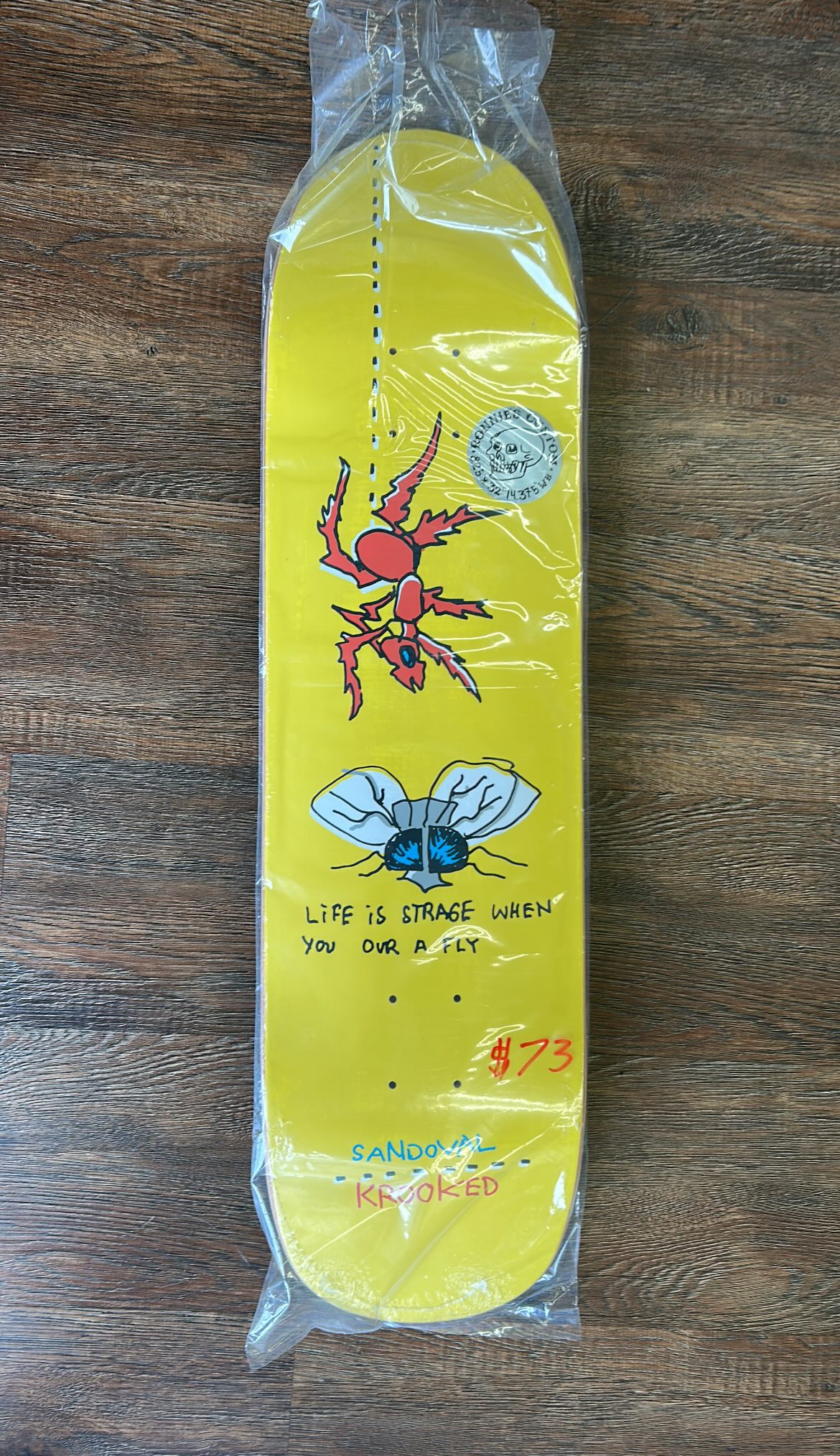 Krooked Sandoval Fly 8.25" Skateboard Deck
