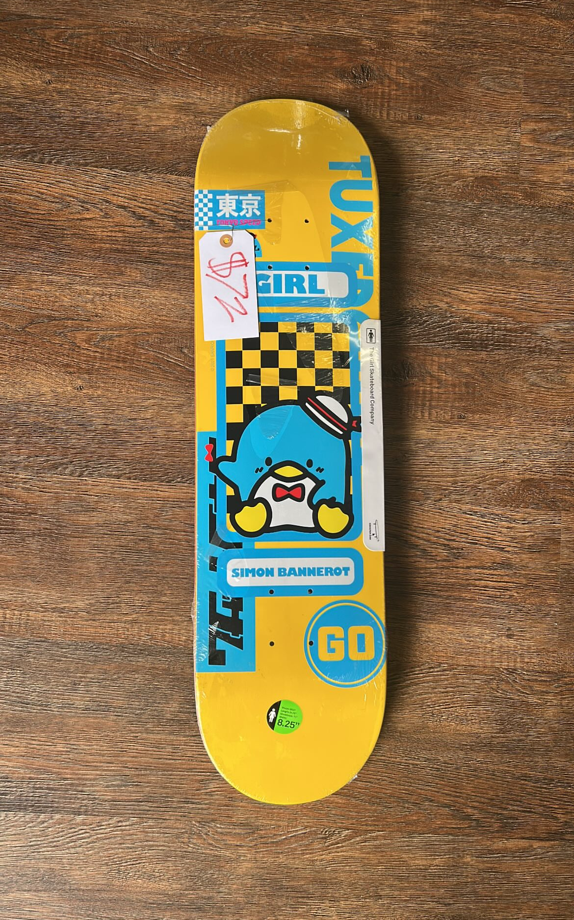 Girl x Sanrio Tokyo Speed Series skateboard deck
