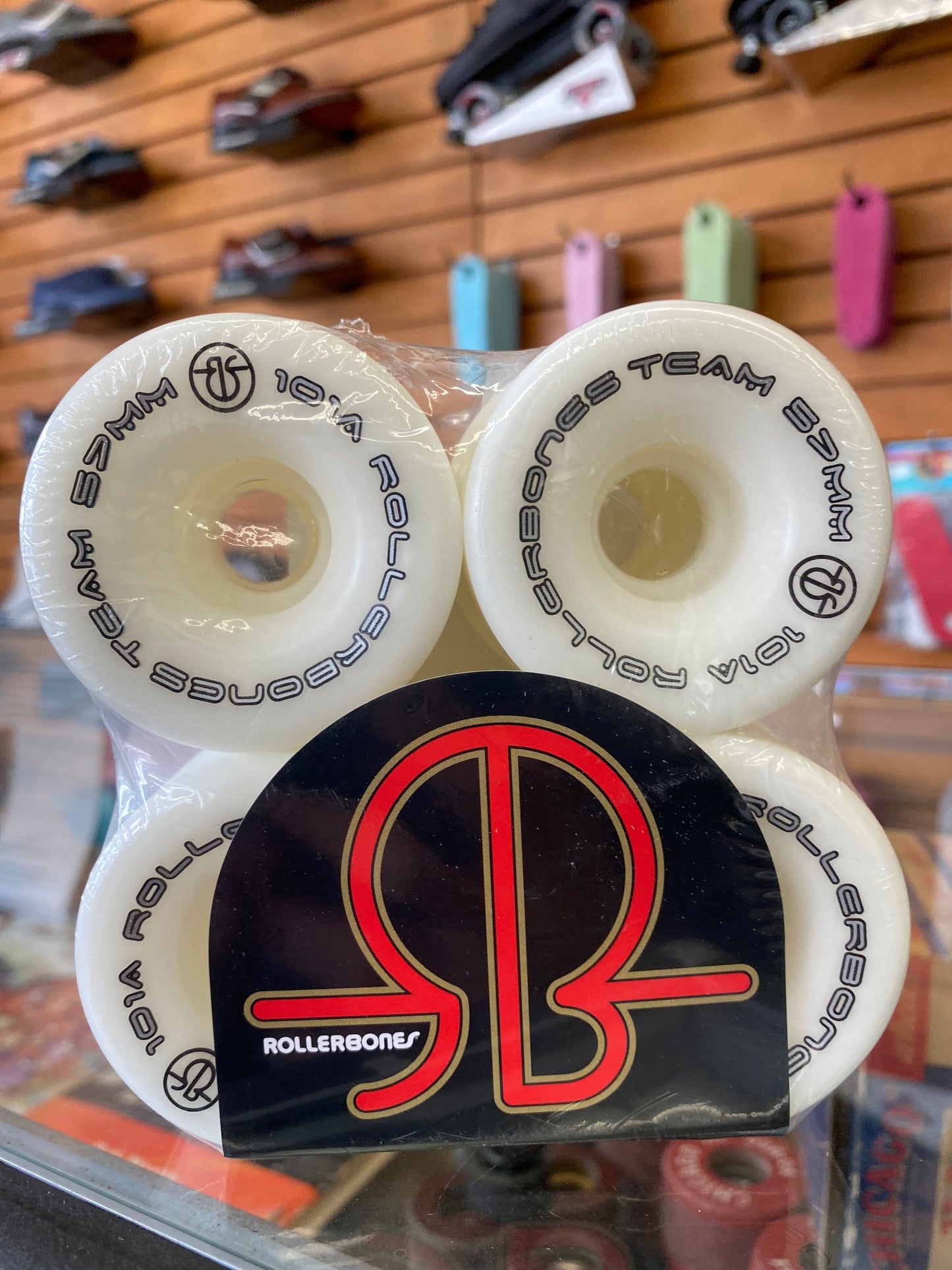 Rollerbones Team Logo Wheels