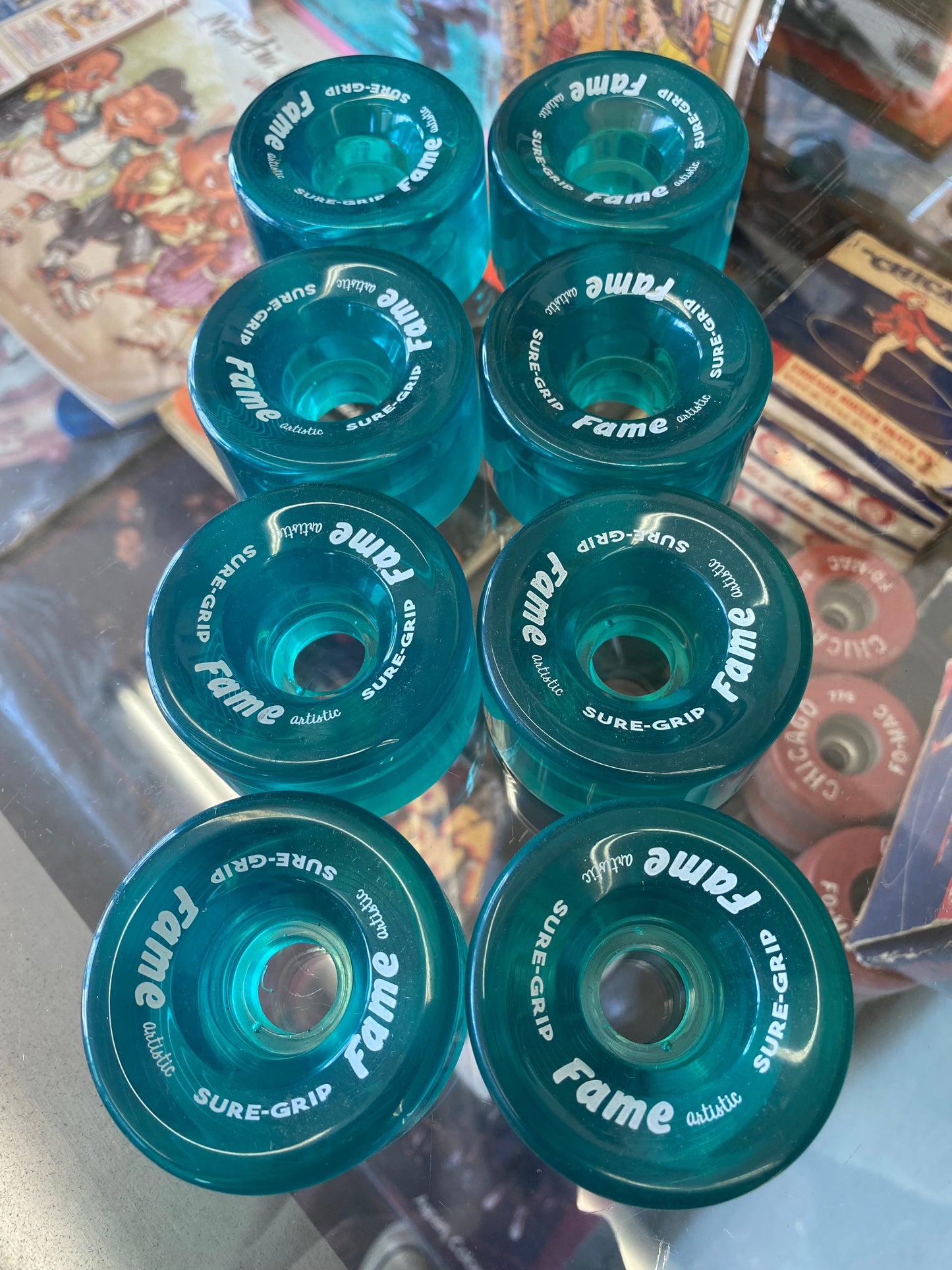 Sure Grip Fame Clear Wheels