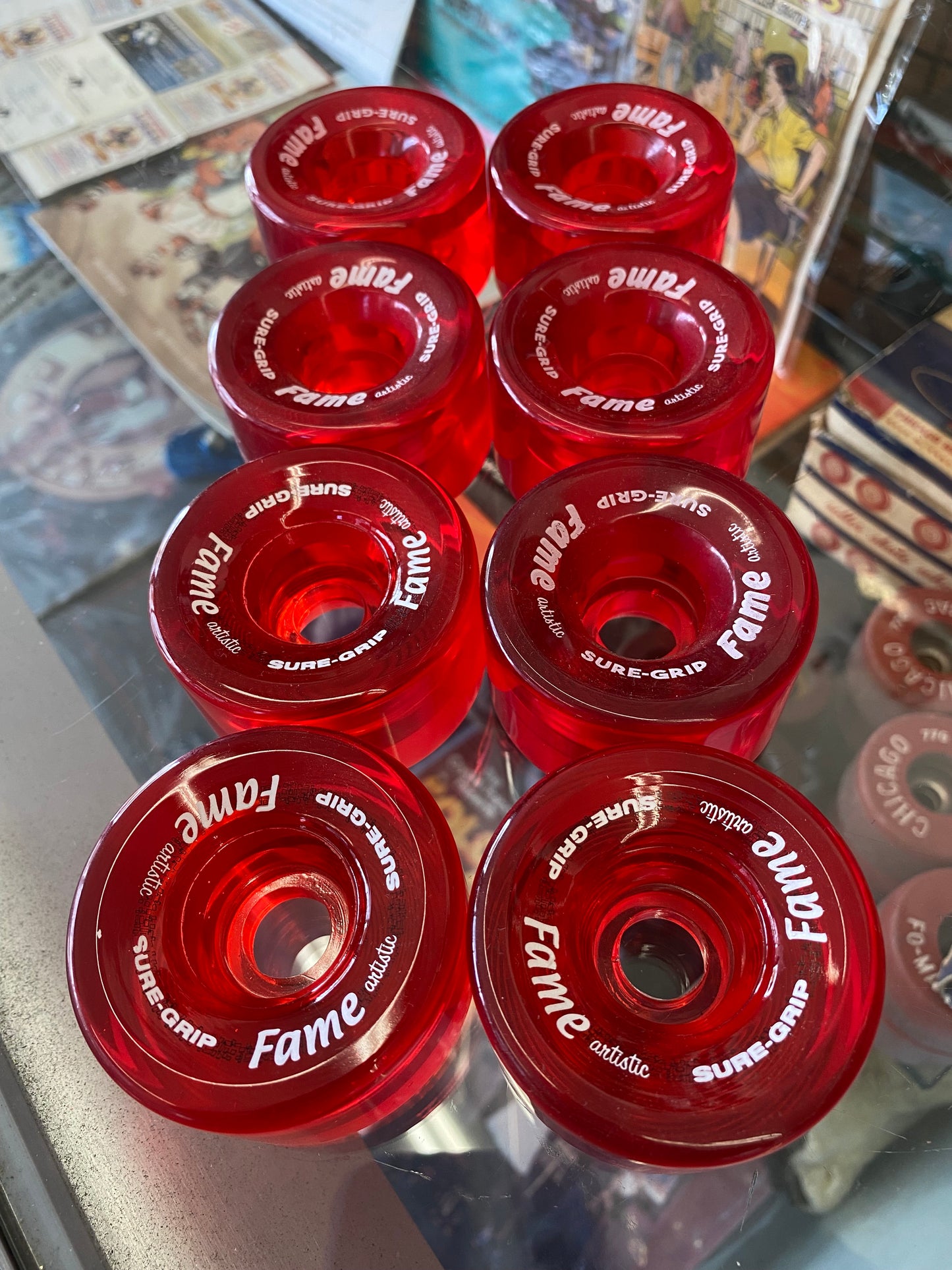 Sure Grip Fame Clear Wheels