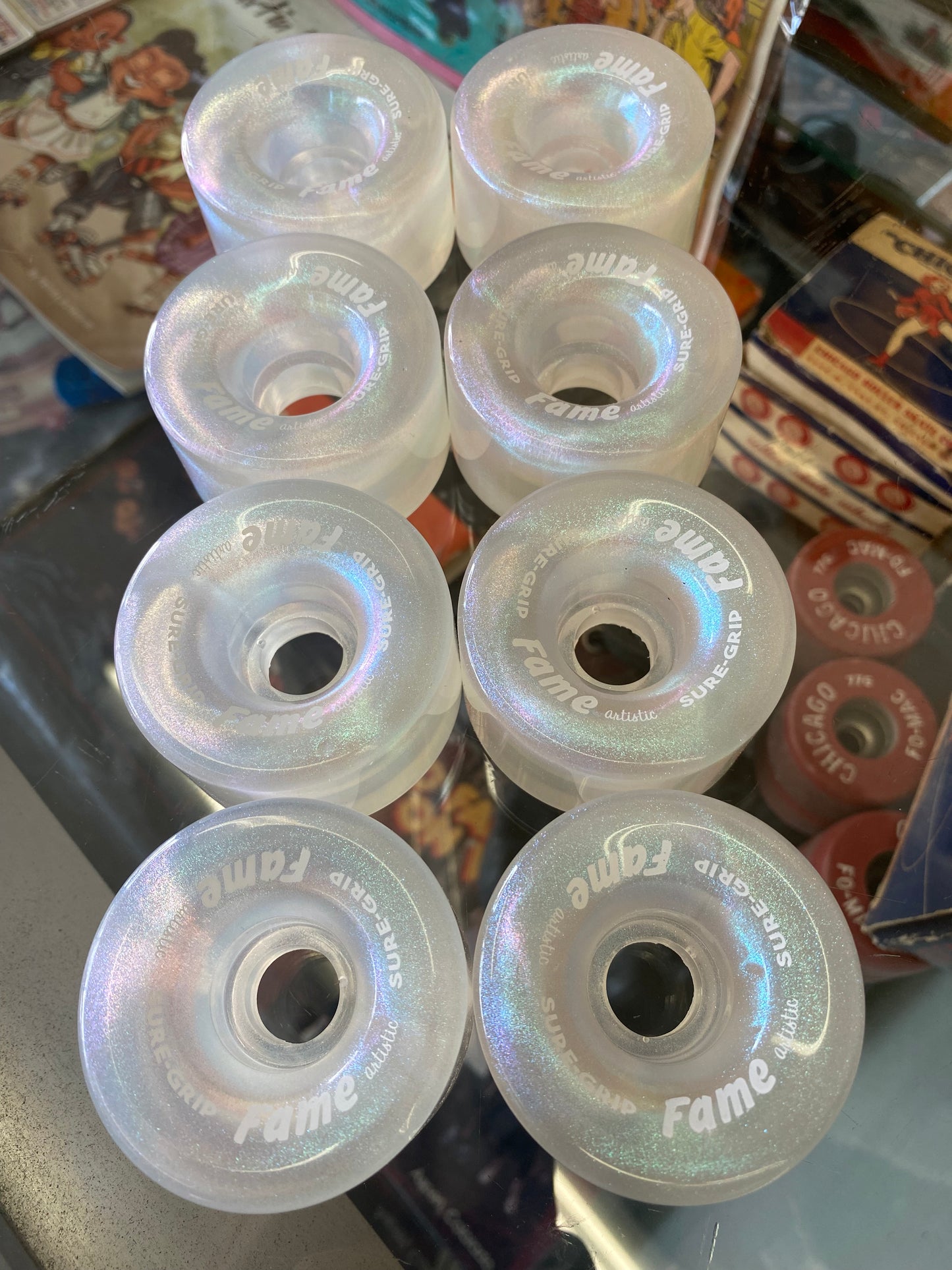 Sure Grip Fame Clear Wheels