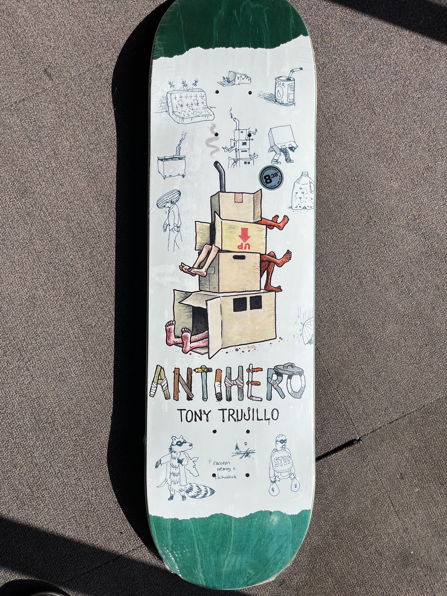 Antihero Tony Trujillo Recycle Deck - 8.38