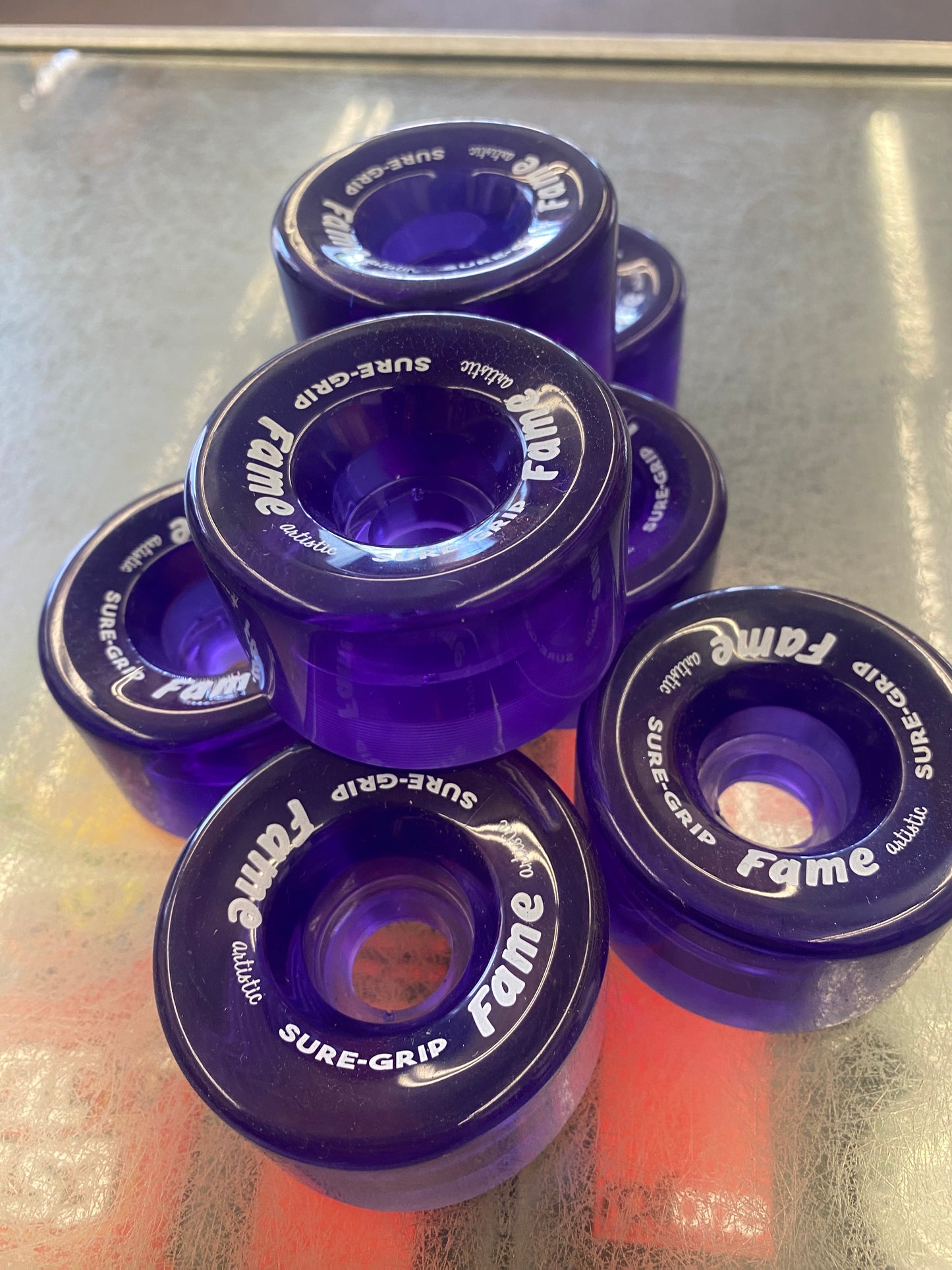 Sure Grip Fame Clear Wheels