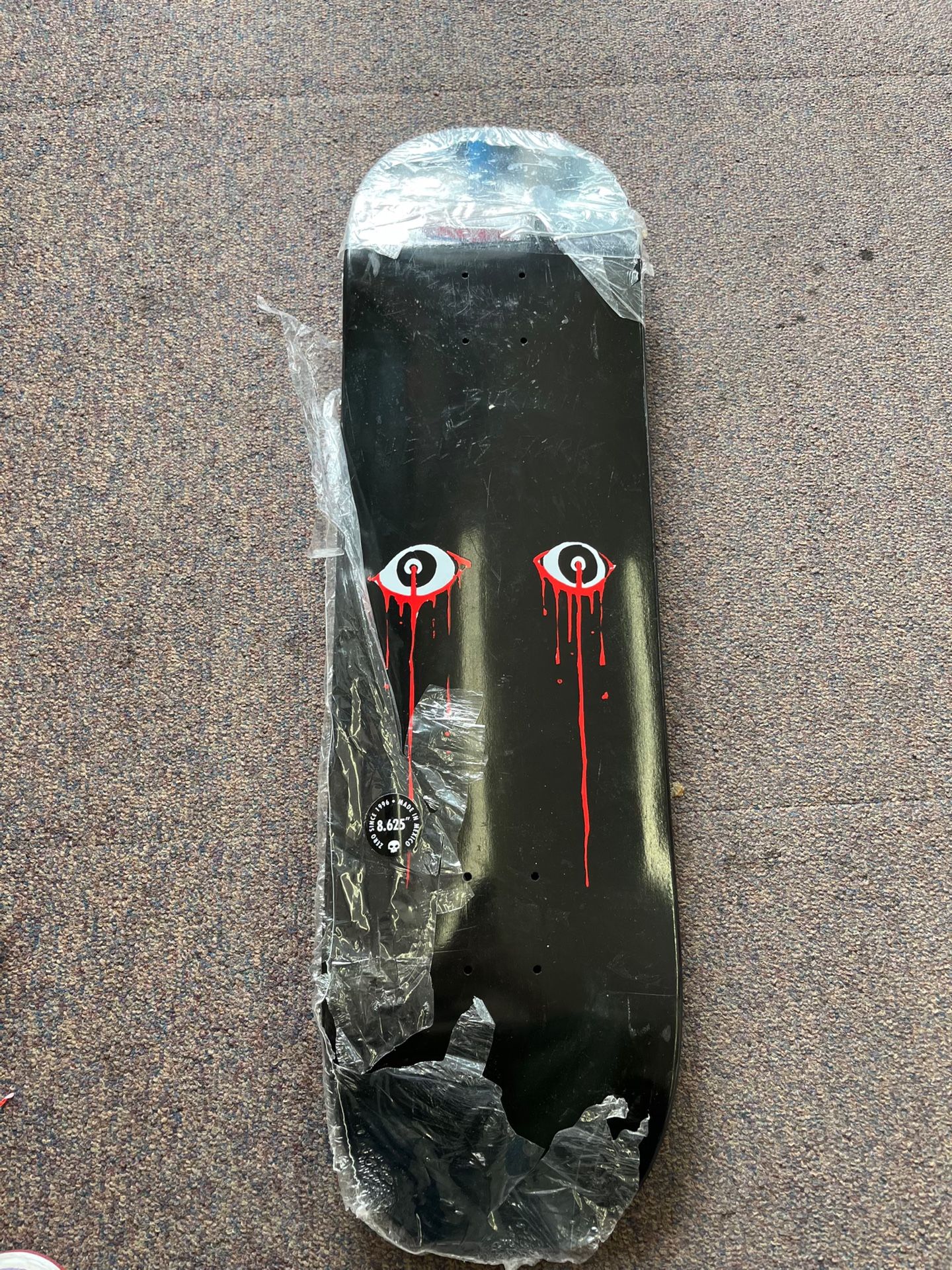 Burman Hell Is Dark Skateboard Deck