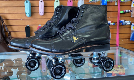 STACY ADAM'S MADISON HIGH-TOP COMPLETE PACKAGE WITH BONE ELITE WHEELS AND PRECISION NTS PLATE