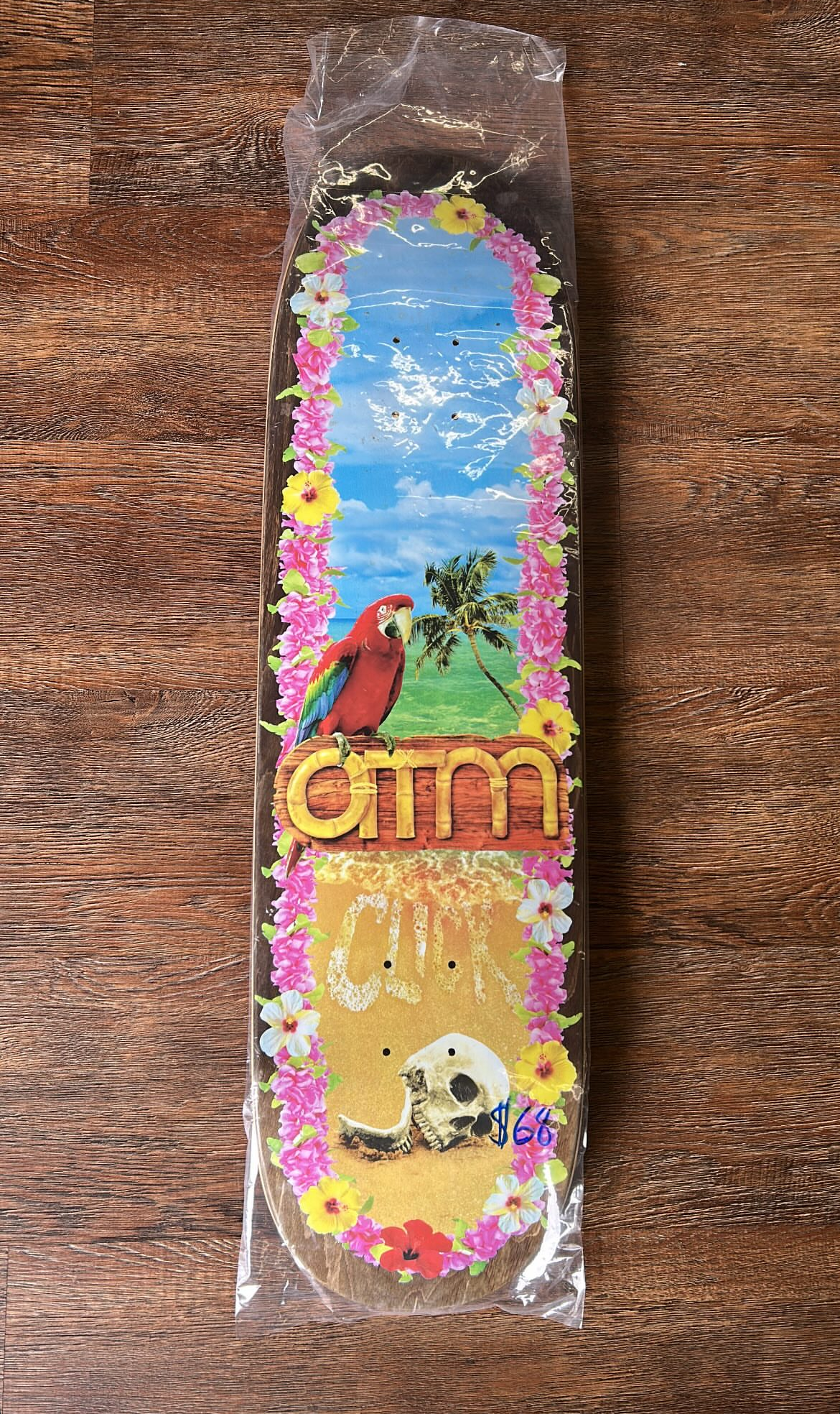 ATM Click Parrot Skateboard Deck