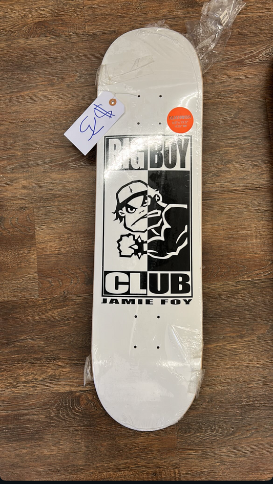 Deathwish Jamie Foy "Big Boy Club" skateboard deck.