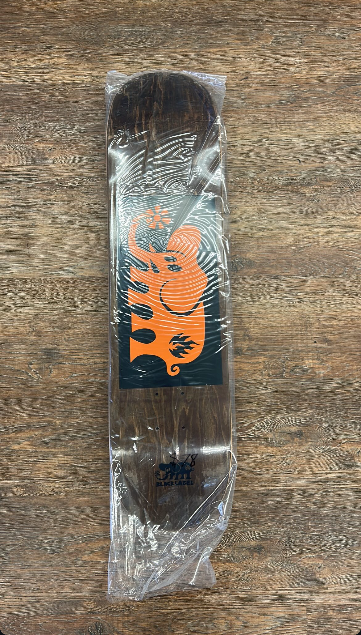 Black Label Elephant Block Tugboat skateboard deck