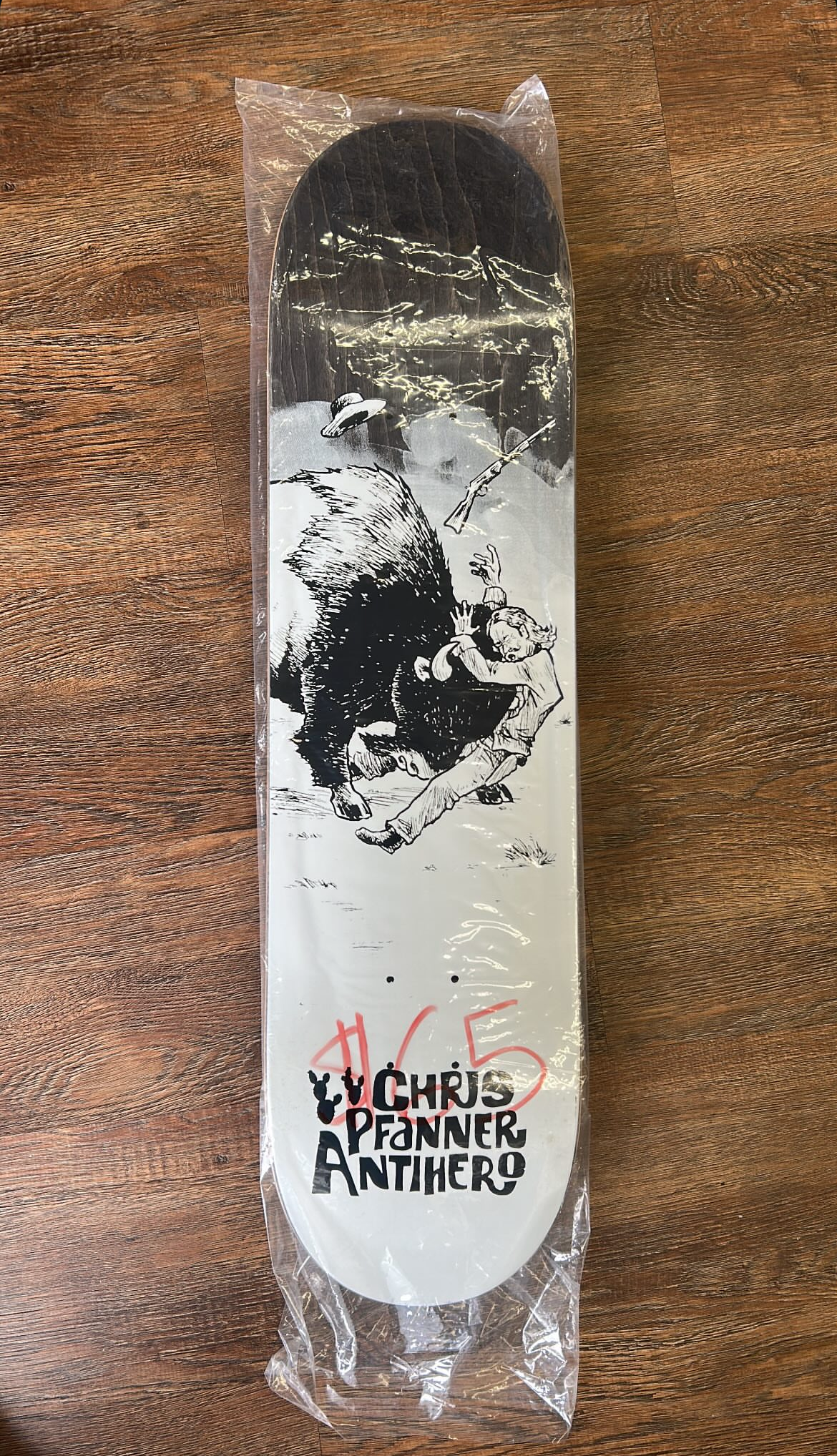 Anti Hero Chris Pfanner "How The West Wasn't Won" Skateboard Deck