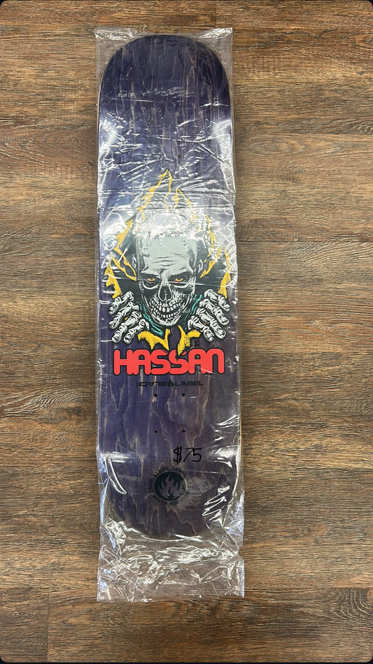 Black Label Omar Hassan Ripper skateboard deck