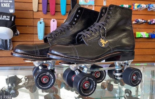 STACY ADAM'S MADISON HIGH-TOP COMPLETE PACKAGE WITH ROLLERBONE TEAM WHEELS AND PRECISION NTS PLATE