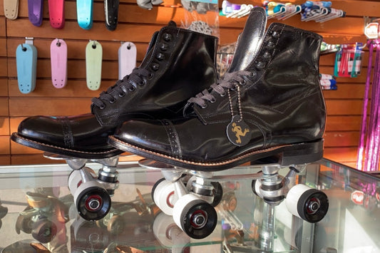 STACY ADAM'S MADISON HIGH-TOP COMPLETE PACKAGE WITH SURE GRIP CLAY WHEELS AND PRECISION NTS PLATE