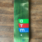 ATM Click skateboard deck, specifically the "RBG" model.