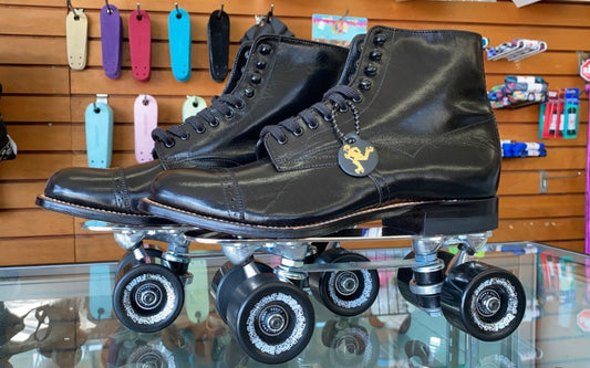 STACY ADAM'S MADISON HIGH-TOP COMPLETE PACKAGE WITH SURE GRIP FAME WHEELS AND PRECISION NTS PLATE