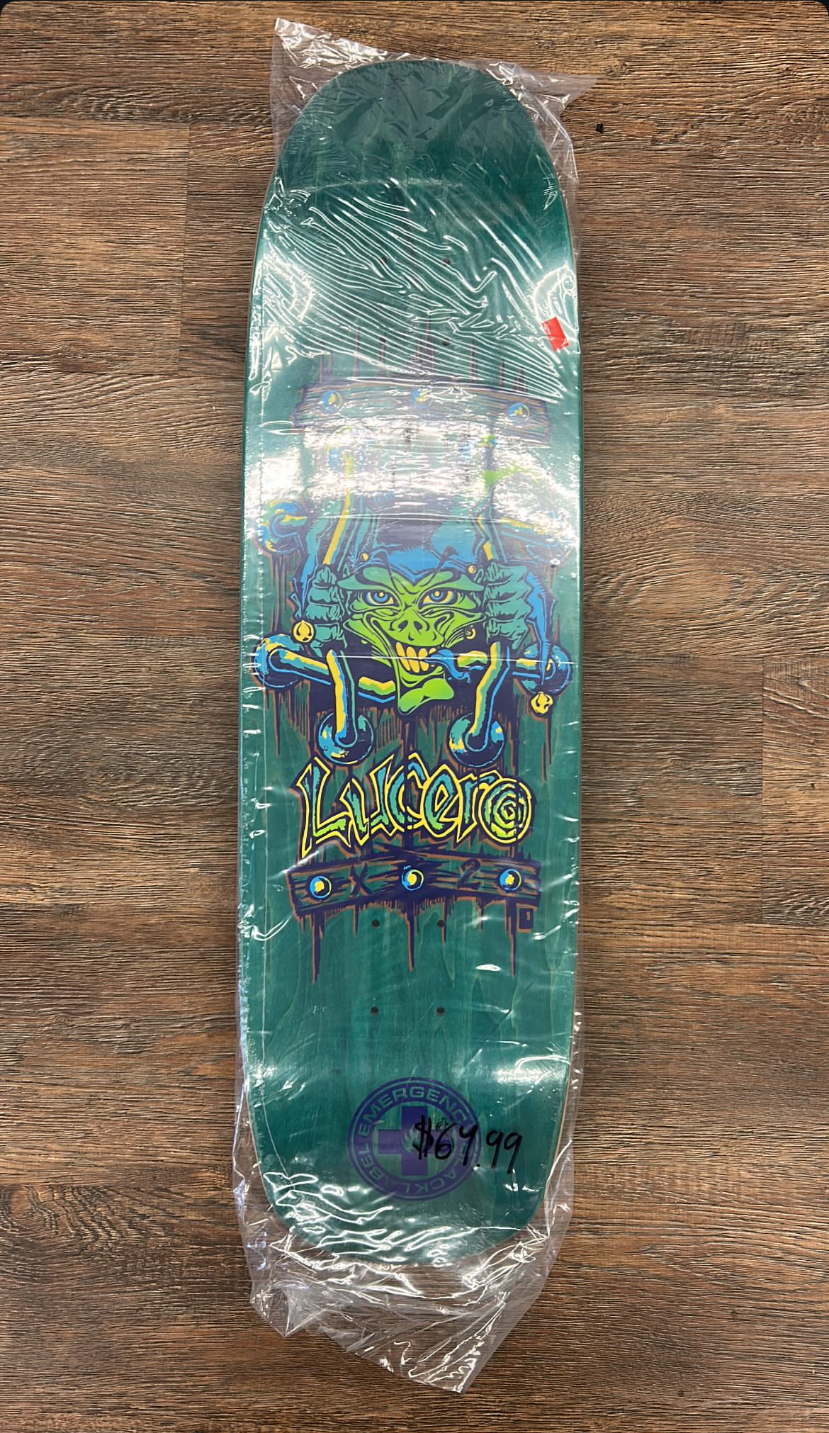 Black Label Lucero X-2 skateboard deck