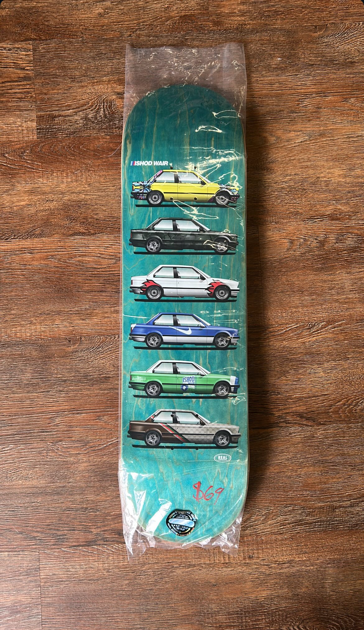 Real Skateboards Ishod Wair "Customs" Twin Tail skateboard deck