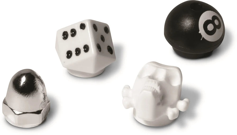 SURE-GRIP ROLLER SKATE ACCESSORIES- CRAZY NUTS (8mm Axels only 4 in set)