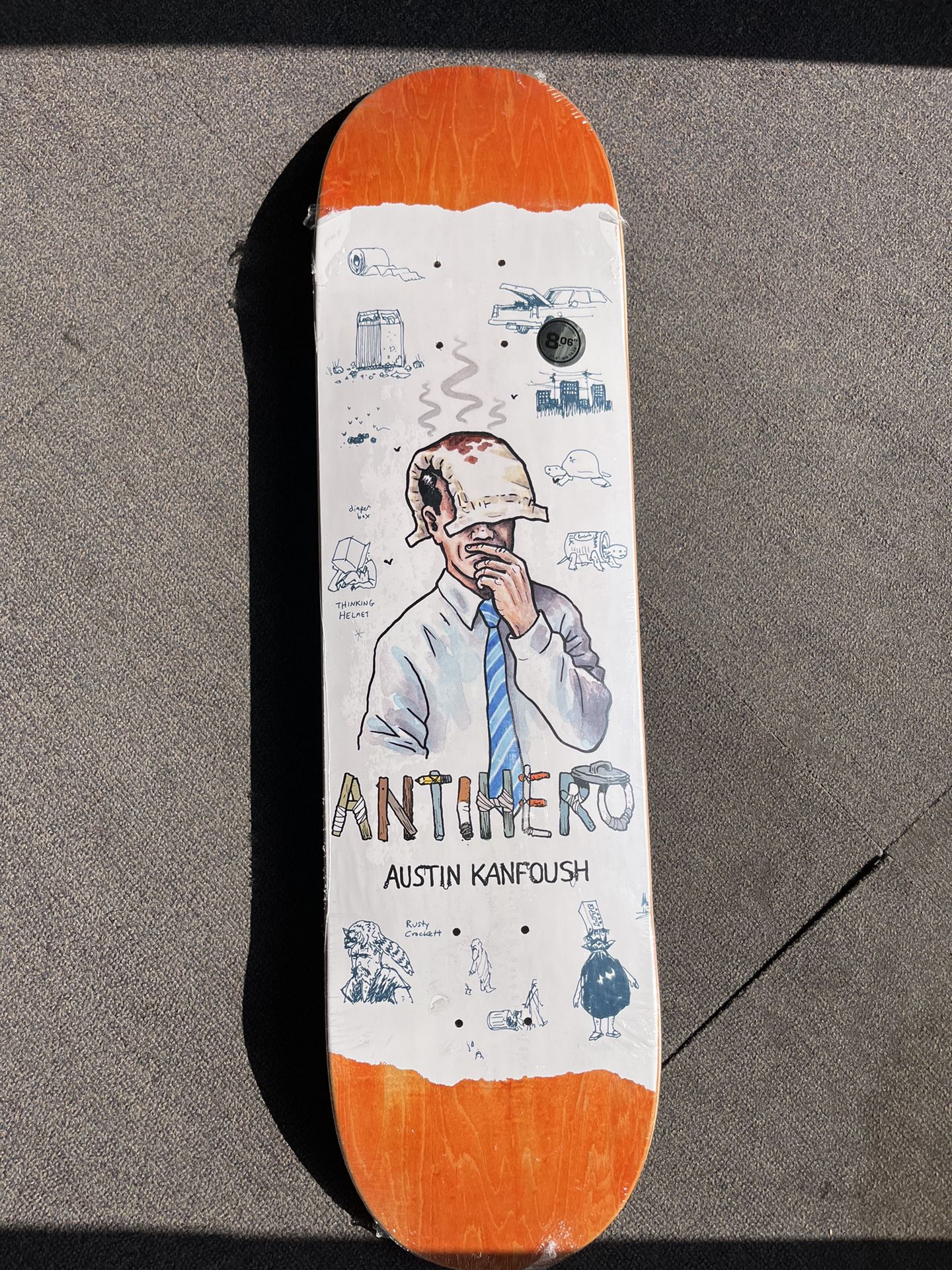 Antihero Austin Kanfoush Recycling Deck 8.06"