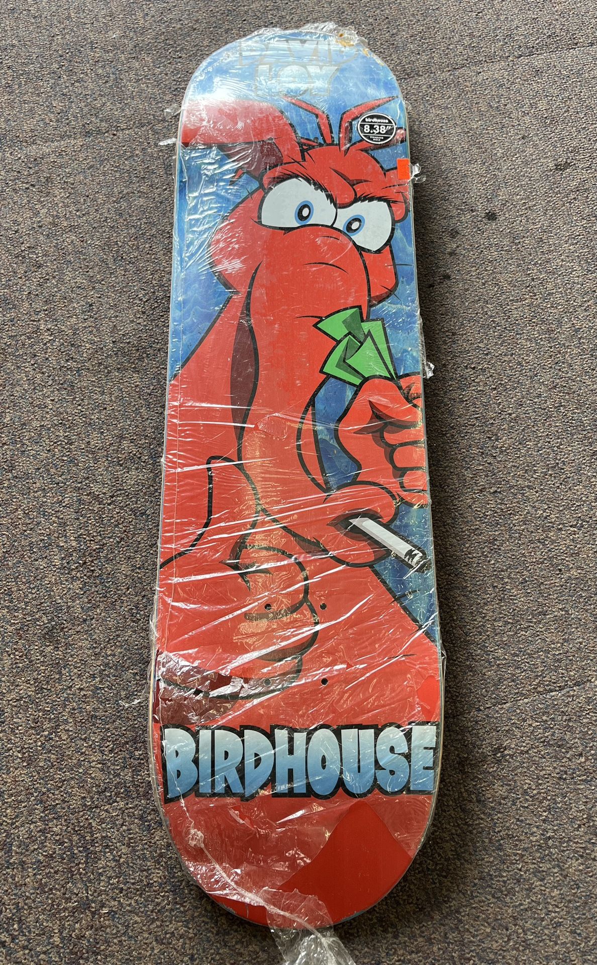 David Loy Big Red Pro Deck 8.38 Grn Stain Birdhouse