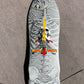 Powell Peralta Geegah Skull and Sword blem Skateboard Deck Silver - 9.75 X 30