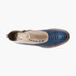 STACY ADAMS- Blue Multi Spectator Spat Cap Toe Demi