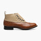 STACY ADAMS-BROWN MULTI SPECTATOR SPAT CAP TOE