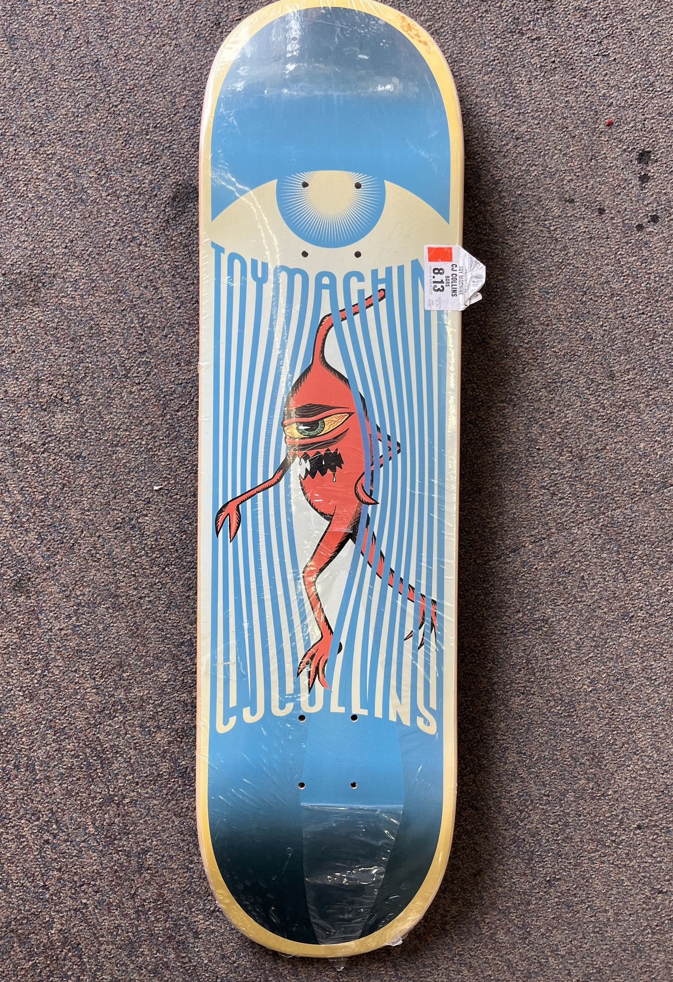 Toy Machine CJ Collins Bars 8.13" Skateboard Deck