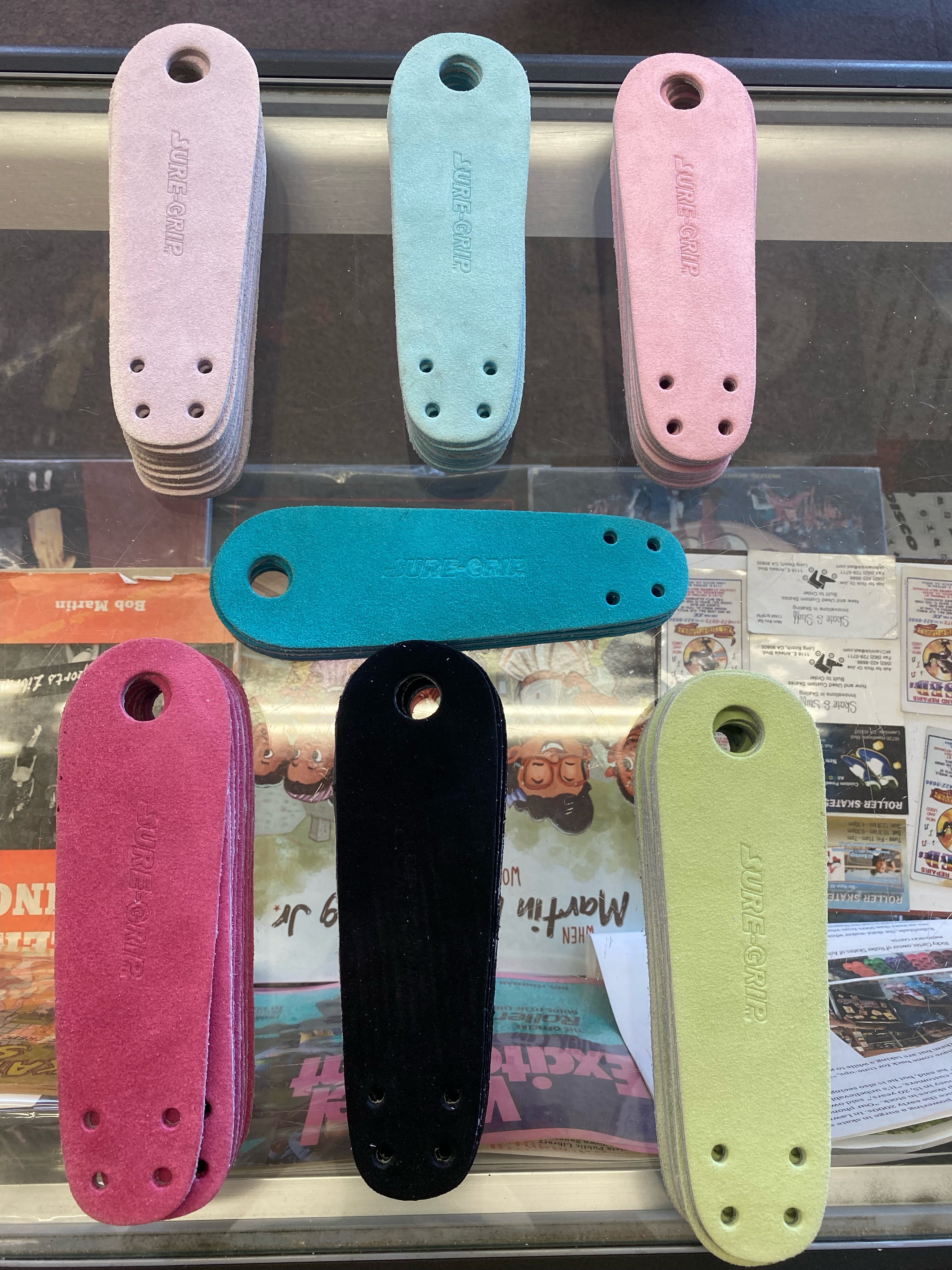 Sure Grip Leather Toe Guards – RS Customs